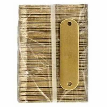 Economy Blank Dog Collar Name Plates