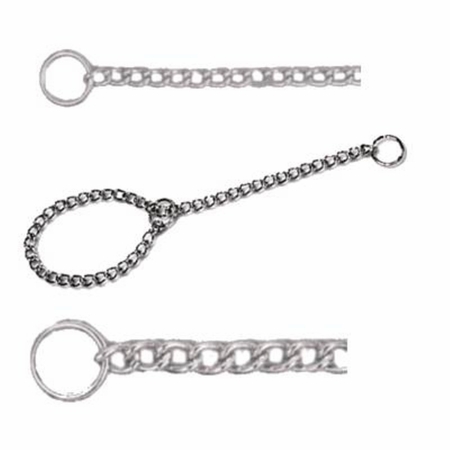 Fine Weight Dog Choke Chain 