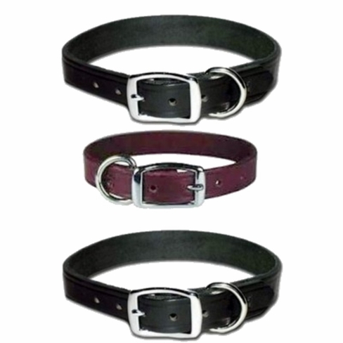 Flat Latigo Leather Collars