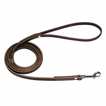 Flat Latigo Leather Dog Leads