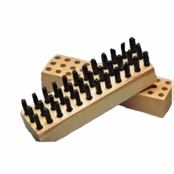 Hand Stamps to Stamp Brass Name Plates