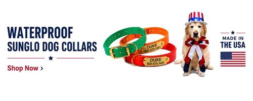 Dog Collars with Name Plates