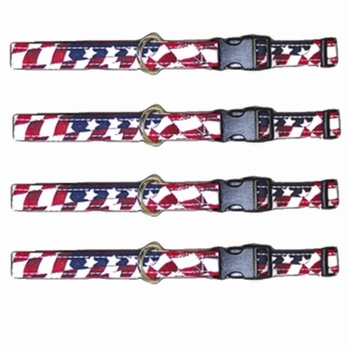 Kwik Klip USA Stars And Stripes Collars 