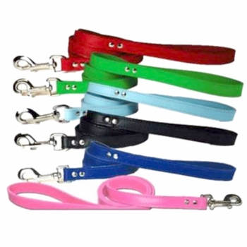 Leather Dog Leash 1/2 x 4 Ft Long