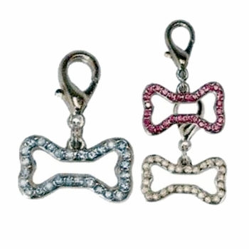Mini Crystal Bone Charms