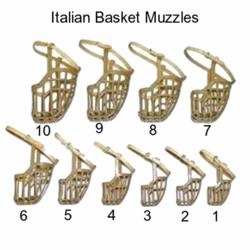 Omnipet Italian Basket Muzzles All 10 sizes