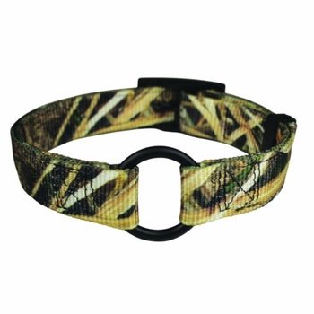 Ring-In-Center Mossy Oak Blades Dog Collar