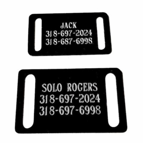 Slide on Dog Collar Name plates