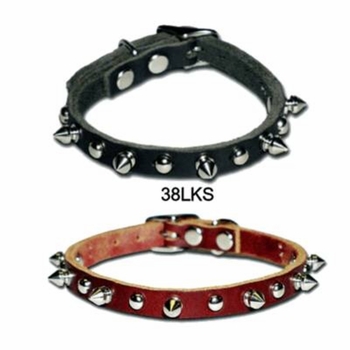 Spiked and Stud Leather Dog Collars