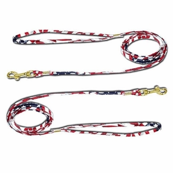 Stars and stripes dog leash