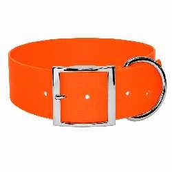  Sunglo 2-inch-wide Orange Dog collar