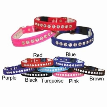 Velvet Breakaway Safety Cat Collars