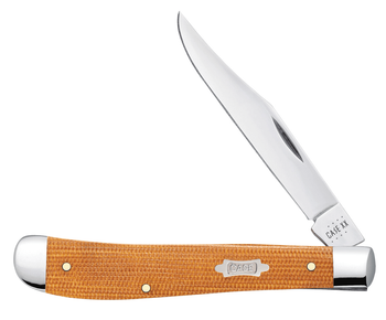 Natural Canvas Micarta Slimline Trapper