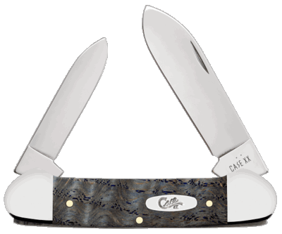 Blue Curly Oak Canoe