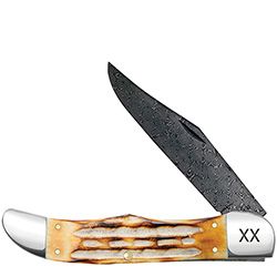 Burnt Natural Bone Folding Hunter (Dam)