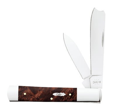 Brown Maple Burl Razor