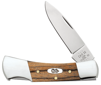 Natural Zebra Wood Lockback
