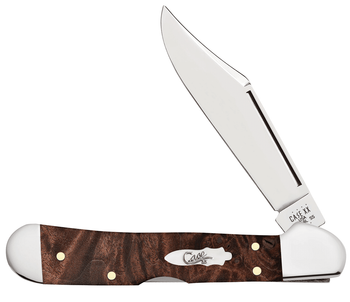 Brown Maple Burl Mini Copperlock