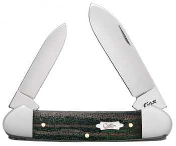 Green Zebra Wood Canoe