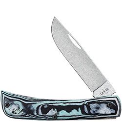 Seafoam Green Burl G-10 Sod Buster Jr