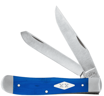 Blue G-10 with XX Diamond Shield