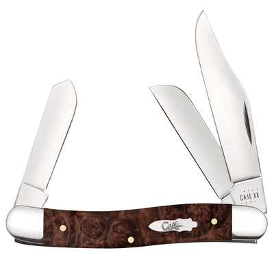 Brown Maple Burl Med. Stockman