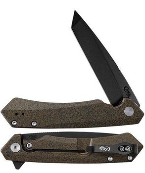Dark Brown Cerakote Aluminum Kinzua - Tanto Blade