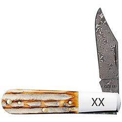 Deep Canyon Jig Burnt Natural Bone (Damascus Blades)