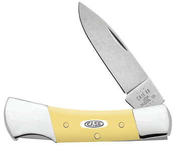 Yellow SS Lockback <b> Currently on Backorder </b>