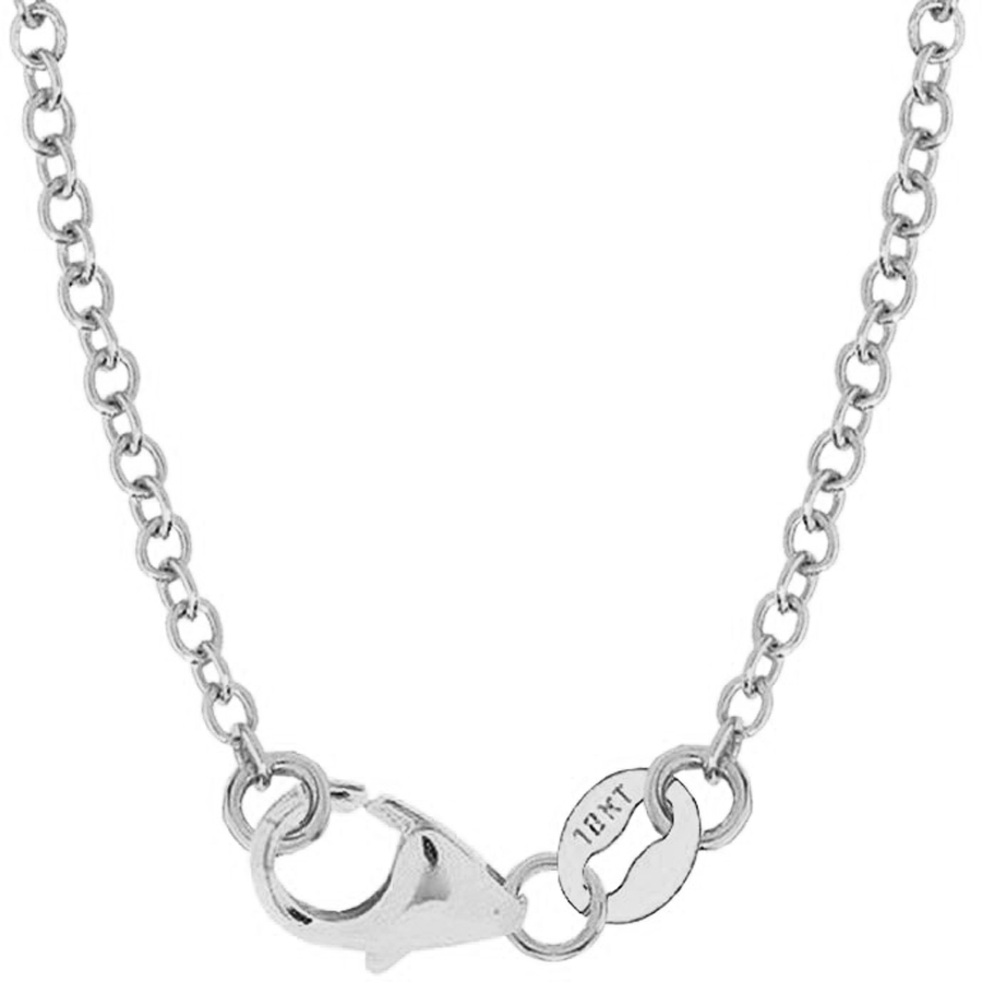 Buy 14k White Gold Chain Necklace on Sale AuthenticWatches