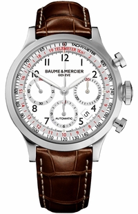Baume & Mercier Capeland White Dial Men's Watch 10082