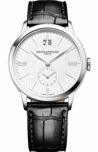 Baume & Mercier Classima White Dial Men's Luxury Watch 10218