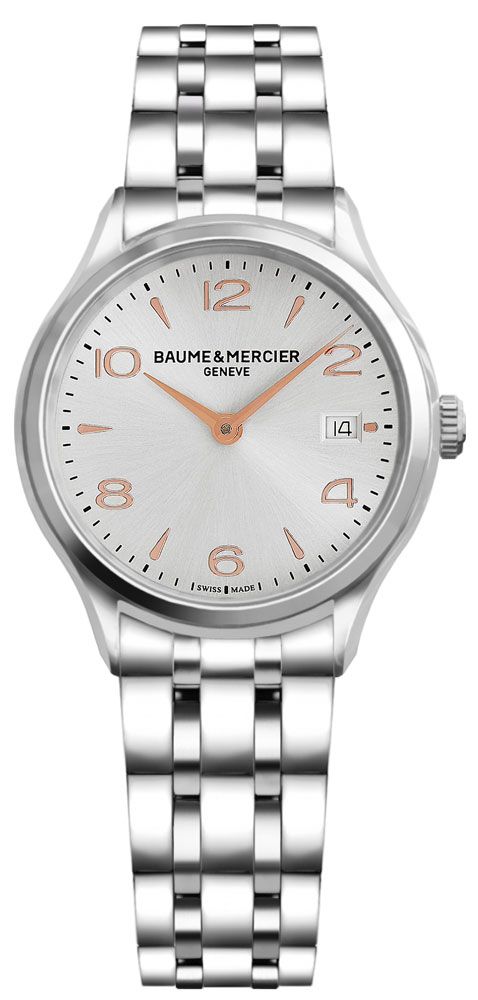 MOA10175 Baume & Mercier Clifton Womens 30mm Quartz Watch - BRAND NEW