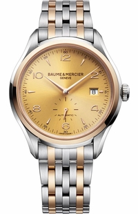 Baume & Mercier Clifton Gold Dial Men's Watch 10352