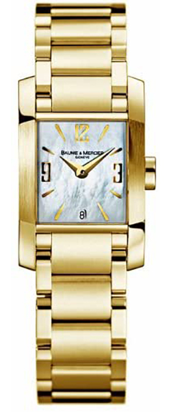 8696 Baume et Mercier Diamant Solid 18K Gold Ladies Watch - www