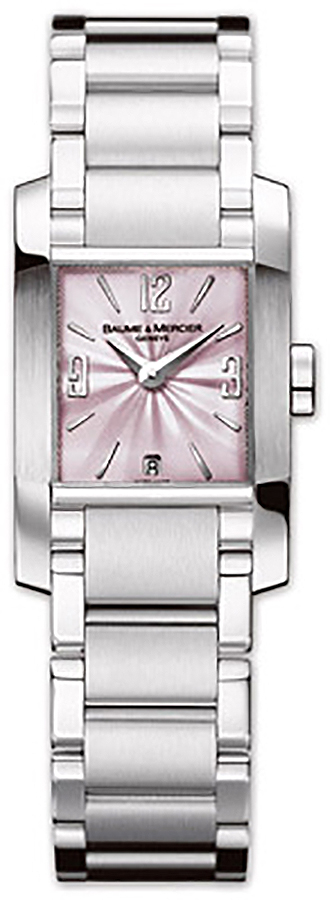 8709 Baume & Mercier Diamant Womens Pink Dial Watch