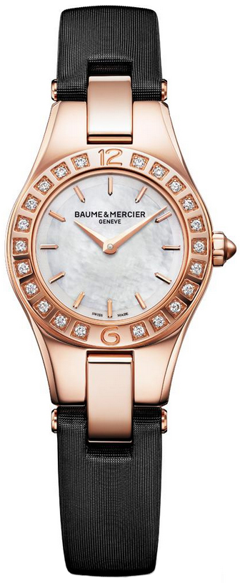 10091 Baume et Mercier Ladies Linea Timepiece MOP Dial 18K  display picture 2