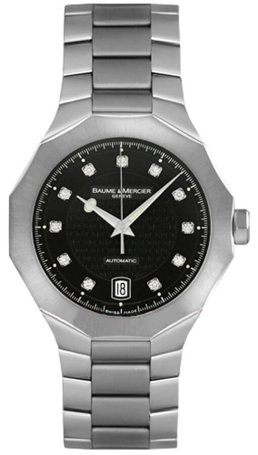 8714 Baume Mercier Riviera Black Dial Mens Watch