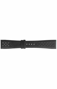Bell & Ross 22mm Inlet Perforated Black Alcantara OEM Watch Strap B-F-020