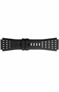Bell & Ross 24mm Black Perforated Rubber Strap B-P-035