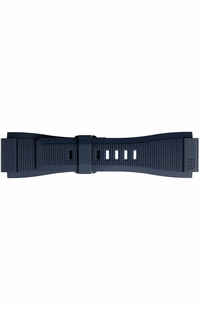 Bell & Ross 24mm Blue Grooved Rubber Strap B-P-034