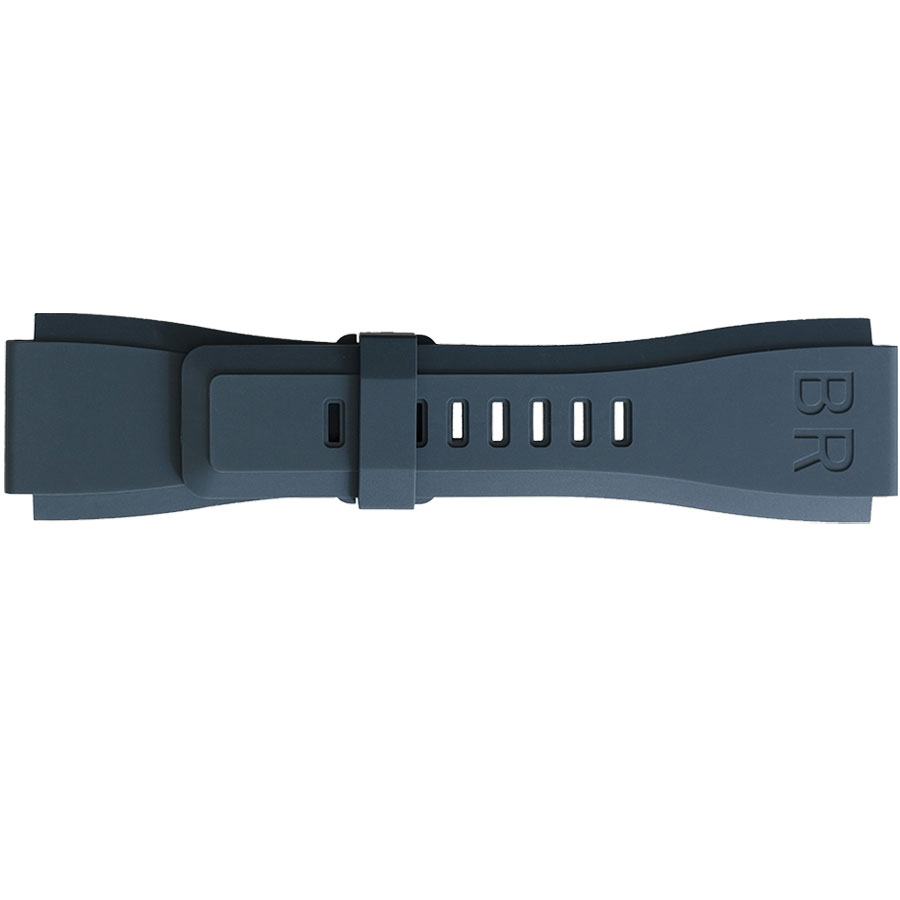 BP022 Bell & Ross 24mm Blue Rubber Strap for Sale