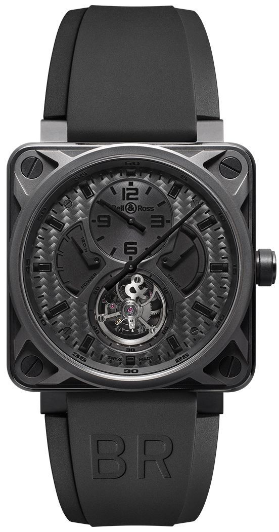 BR01-TOURB-PHANTOM Bell & Ross Gents Aviation Timepiece Carbon
