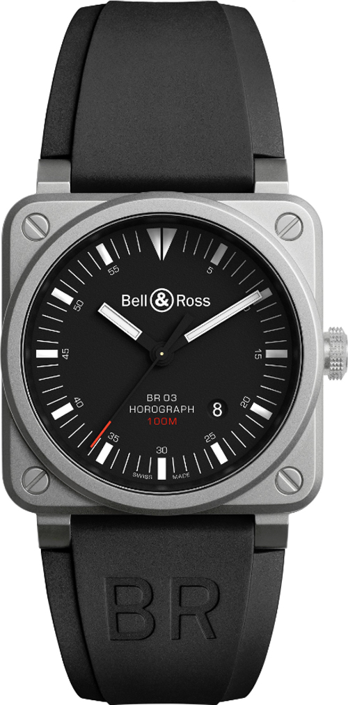 BR0392-HOR-BLC/SRB | Men's Bell & Ross Horograph Watch