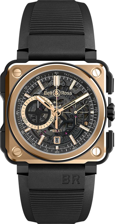 BRX1-CE-PG Bell & Ross Rose Gold and Ceramic Men's Watch