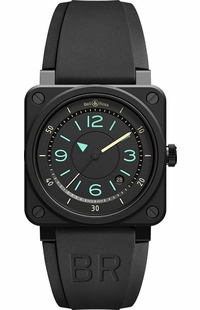 Bell & Ross Aviation Instruments Black Dial Men's Watch BR0392-IDC-CE/SRB