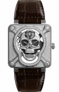 Bell & Ross Aviation Instruments BR01-SKULL-SK-FLD