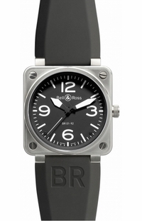 Bell & Ross Aviation Instruments BR0192-BL-ST