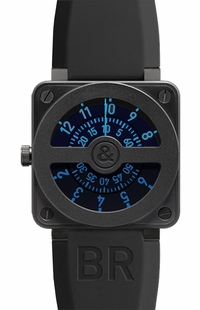 Bell & Ross Aviation Instruments BR0192-COMPASS-BLUE
