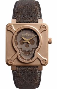 Bell & Ross Aviation Instruments BR0192-SKULL-BR